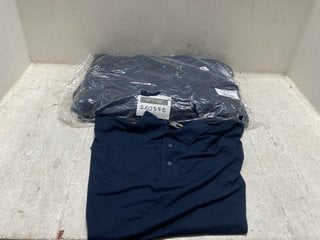 QTY OF EAGLE PREMIUM NAVY POLO SHIRTS SIZE L UK: LOCATION - A14