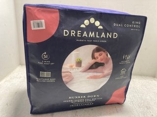 DREAMLAND HUNKER DOWN SCANDI SHERPA- FULL BED SIZE MATTRESS WARMER - KING SIZE: LOCATION - A13