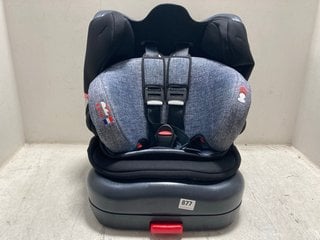 NANIA BLACK/GREY KIDS CAR SEAT: LOCATION - A13