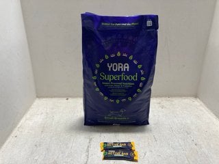 3 X YORA SUPERFOOD FOR SMALL BREEDS 6KG - BBE 09/25: LOCATION - A13