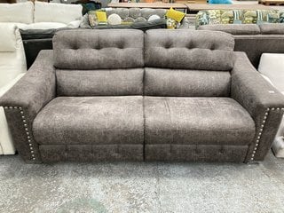 LA-Z-BOY HOLLYWOOD LARGE 3 SEATER SOFA IN VINTAGE MINK FABRIC: LOCATION - B8