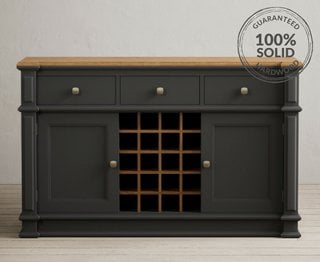 LAWSON/BEWLEY CHARCOAL LARGE SIDEBOARD - RRP £679: LOCATION - B2