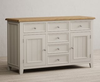 WEYMOUTH/HEMSBY SOFT WHITE LARGE SIDEBOARD - RRP £549: LOCATION - B2