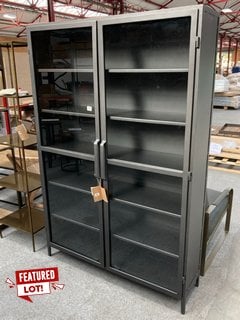 TAKUA IRON CABINET - DARK GREY - WIDE - RRP £1600: LOCATION - C2