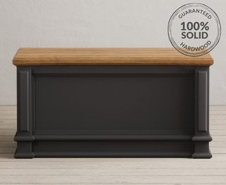 LAWSON/BEWLEY CHARCOAL BLANKET BOX - RRP £359: LOCATION - B2