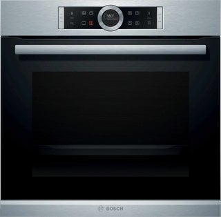 BOSCH BUILT IN SINGLE ELECTRIC OVEN: MODEL HBG674BS1B - RRP £869: LOCATION - B5