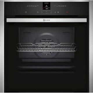 NEFF SLIDE & HIDE BUILT IN SINGLE ELECTRIC OVEN: MODEL B57CR22N0B - RRP £919: LOCATION - B5