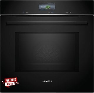 SIEMENS BUILT IN SINGLE ELECTRIC OVEN: MODEL HM776G1B1B - RRP £1519: LOCATION - B6