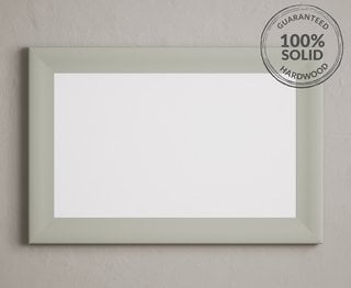 SOFT GREEN PAINTED 900MM MIRROR - RRP £119: LOCATION - B2