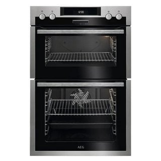 AEG BUILT IN DOUBLE ELECTRIC OVEN: MODEL DCS431110M - RRP £649: LOCATION - B6