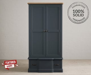 DELPHINE/JOSEPHINE BLUE DOUBLE WARDROBE - RRP £1099: LOCATION - B2