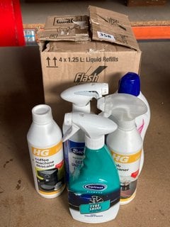 (COLLECTION ONLY) QTY OF ASSORTED CLEANING CHEMICALS TO INCLUDE TRIPLEWAX DIAMOND TYRE SHINE (PLEASE NOTE: 18+YEARS ONLY. ID MAY BE REQUIRED): LOCATION - BR3