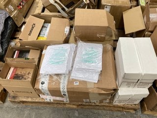 PALLET OF ASSORTED ITEMS TO INCLUDE A CHRISTMAS CAROL BY CHARLES DICKENS EMC FULL TEXT STUDY EDITION BOOKS: LOCATION - A4 (KERBSIDE PALLET DELIVERY)