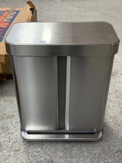 SIMPLEHUMAN PEDAL BIN IN STAINLESS STEEL: LOCATION - C4