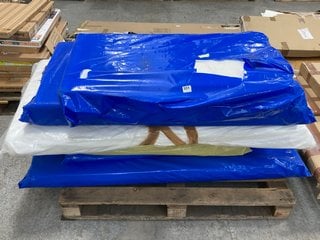 PALLET OF ASSORTED COT MATTRESS: LOCATION - A4