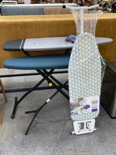 3 X ASSORTED IRONING BOARDS TO INCLUDED JOSEPH JOSEPH GLIDE COMFORT PLUS IRONING BOARD: LOCATION - C6