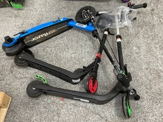 (COLLECTION ONLY) 3 X ASSORTED ELECTRIC SCOOTERS TO INCLUDE RAZOR S85 ELECTRIC SCOOTER: LOCATION - C6