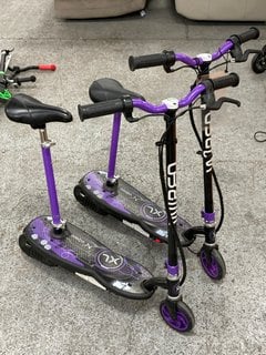 (COLLECTION ONLY) 2 X WIRED XL ELECTRIC SCOOTERS IN PURPLE & BLACK: LOCATION - C6