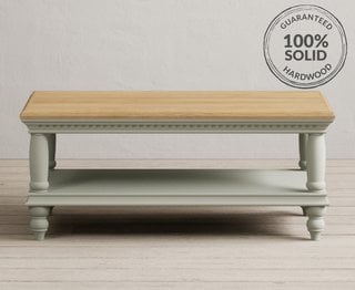 FRANCIS/PHILIPPE SOFT GREEN PETITE COFFEE TABLE - RRP £299: LOCATION - B4