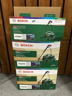 2 X BOSCH EASY AQUATAK 100 PRESSURE WASHERS: LOCATION - A6