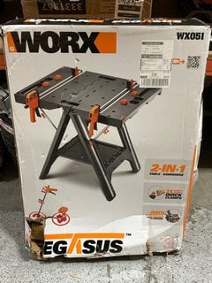 WORX PEGASUS 2 IN 1 TABLE & SAWHORSE: LOCATION - DR