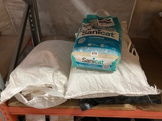 (COLLECTION ONLY) QTY OF ASSORTED ITEMS TO INCLUDE SANICAT CLUMPING CAT LITTER 20L: LOCATION - DR