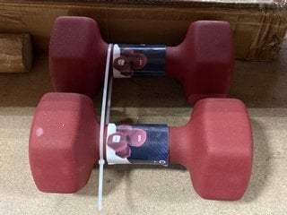 SET OF 2 8KG DUMBBELLS: LOCATION - DR