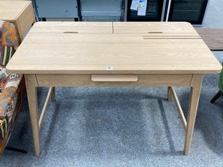 ANDERSON DESK IN NATURAL LIGHT OAK FINISH: LOCATION - B7