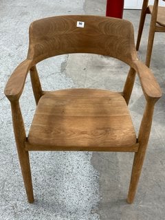 COVE DINING CHAIR IN NATURAL TEAK FINISH: LOCATION - B7