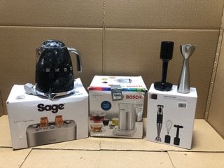 QTY OF ASSORTED ITEMS TO INCLUDE SAGE THE SMART 2 SLICE TOASTER: LOCATION - BR4