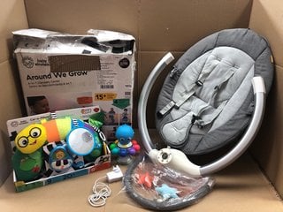 QTY OF ASSORTED BABY ITEMS TO INCLUDE BABY EINSTEIN AROUND WE GROW PLAY SET: LOCATION - BR5