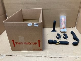 QTY OF ASSORTED ADULT TOYS (PLEASE NOTE: 18+YEARS ONLY. ID MAY BE REQUIRED): LOCATION - BR12