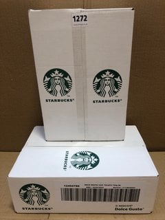 2 X STARBUCKS 72 CAP VARIETY BOXES - SOME ITEMS MAY HAVE PASSED BBD: LOCATION - BR16