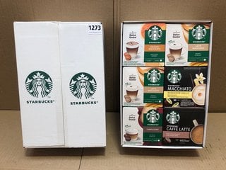 2 X STARBUCKS 72 CAP VARIETY BOXES - SOME ITEMS MAY HAVE PASSED BBD: LOCATION - BR16