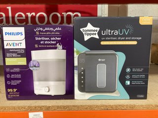 PHILIPS AVENT BOTTLE STERILISER & DRYER TO INCLUDE TOMMEE TIPPEE ULTRA UV STERILISER: LOCATION - AR9