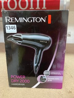 REMINGTON POWER DRY 2000W HAIR DRYER: LOCATION - AR11