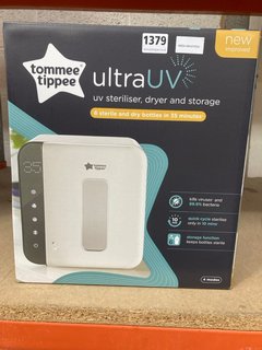 TOMMEE TIPPEE ULTRA UV STERILISER, DRYER & STORAGE SYSTEM: LOCATION - AR13