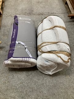 2 X INOFIA ROLLED FOAM STYLE SINGLE MATTRESSES: LOCATION - CR7