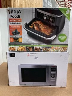 2 X ASSORTED SMALL KITCHEN APPLIANCES TO INCLUDE NINJA FOODI MEGAZONE 10.4L AIR FRYER: LOCATION - DR