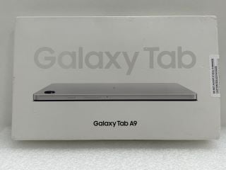 SAMSUNG GALAXY TAB A9 64GB TABLET WITH WIFI IN SILVER: MODEL NO SM-X115 (WITH BOX & ALL ACCESSORIES) [JPTM125078] (SEALED UNIT) THIS PRODUCT IS FULLY FUNCTIONAL AND IS PART OF OUR PREMIUM TECH AND EL