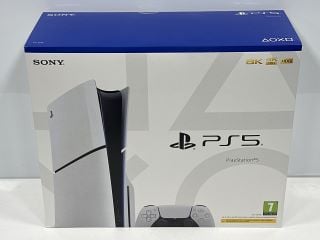 SONY PLAYSTATION 5 (SLIM) 1 TB GAMES CONSOLE IN WHITE: MODEL NO CFI-2016 (WITH BOX & ALL ACCESSORIES) [JPTM125123] THIS PRODUCT IS FULLY FUNCTIONAL AND IS PART OF OUR PREMIUM TECH AND ELECTRONICS RAN