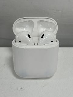 APPLE AIRPODS EARBUDS IN WHITE: MODEL NO A1602, A2031, A2032 [JPTM126290] THIS PRODUCT IS FULLY FUNCTIONAL AND IS PART OF OUR PREMIUM TECH AND ELECTRONICS RANGE