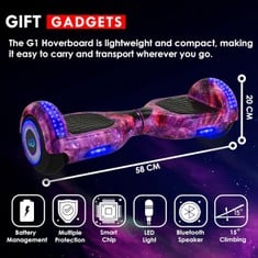 SISIGAD SELF BALANCING 6.5 INCH HOVERBOARD (ORIGINAL RRP - £149.99). (WITH BOX) [JPTC71696](COLLECTION ONLY)