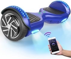 SISIGAD SELF BALANCING SCOOTER HOVER BOARD (ORIGINAL RRP - £119.01). (WITH BOX (COLLECTION ONLY)) [JPTC71811]