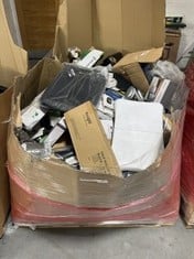 PALLET OF ASSORTED TECH TO INCLUDE EARBUDS . (WITH BOX AND UNIT ONLY) [JPTC71835] (KERBSIDE PALLET DELIVERY)