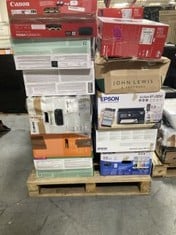 HP PALLET OF ASSORTED ITEMS TO INCLUDE 2710E PRINTERS. [JPTC71837] (KERBSIDE PALLET DELIVERY)