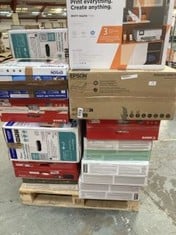 HP PALLET OF ASSORTED ITEMS TO INCLUDE 2710E PRINTERS. [JPTC71836] (KERBSIDE PALLET DELIVERY)