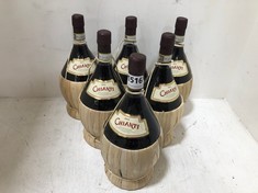 6 X BOTTLES OF CHIANTI 2022 RED WINE 12.5% 1.5L (18+ PROOF OF ID) (COLLECTION DAYS MONDAY 28TH OCTOBER - WEDNESDAY 30TH OCTOBER 9AM TO 4PM)