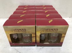 10 X THE FAMOUS GROUSE BLENDED SCOTCH WHISKY GIFT SET 40% 50ML (18+ PROOF OF ID) (COLLECTION DAYS MONDAY 28TH OCTOBER - WEDNESDAY 30TH OCTOBER 9AM TO 4PM)