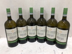 6 X BOTTLES OF PINOT GRIGIO DELLE VENEZIE 2022 ITALIA WHITE WINE 12% 150CL (18+ PROOF OF ID) (COLLECTION DAYS MONDAY 28TH OCTOBER - WEDNESDAY 30TH OCTOBER 9AM TO 4PM)